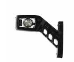 BOYNUZ LAMBA UZUN 24V 3 FONK SOL 135x114mm